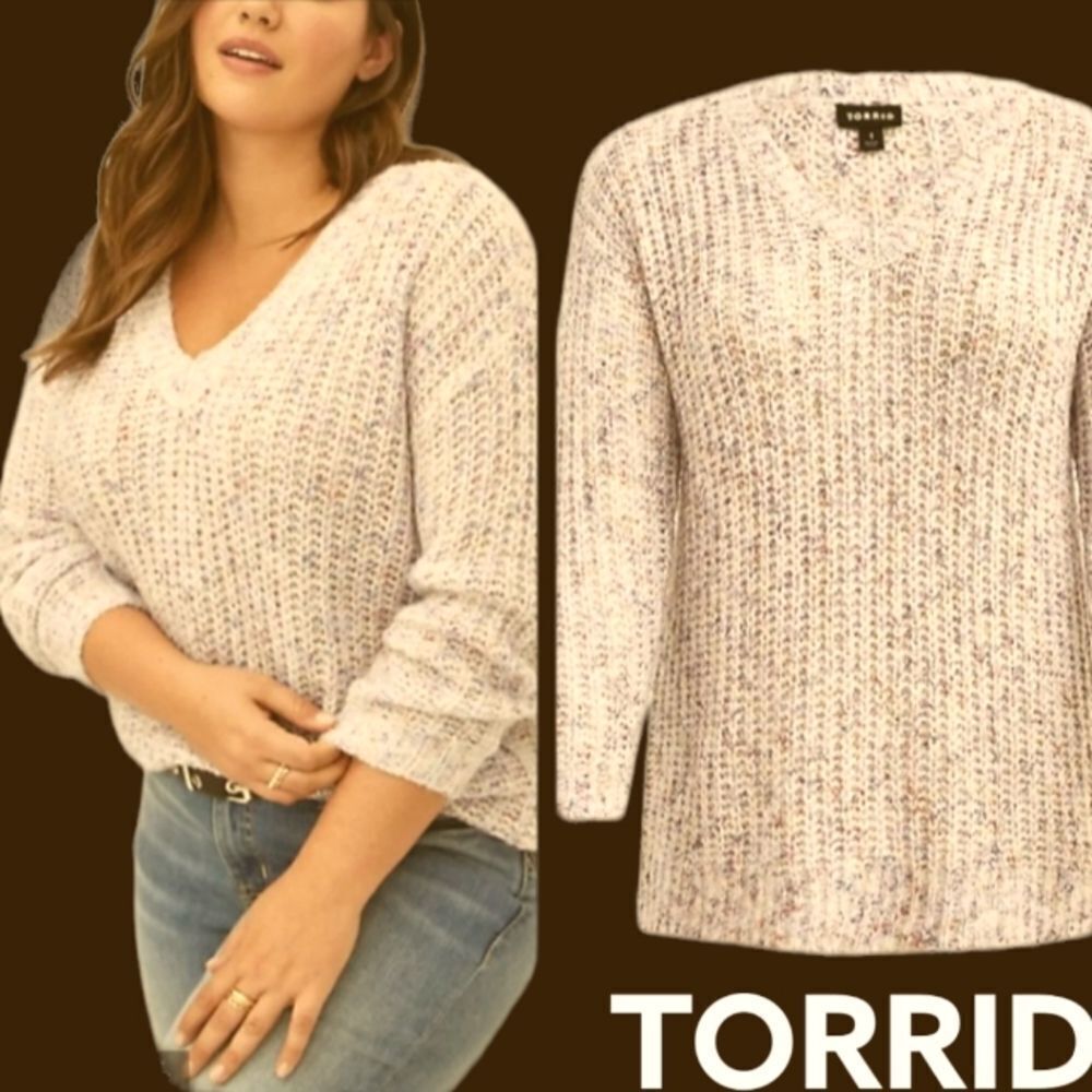 TORRID Plus Size Multi - Color Pullover Sweater N… - image 3